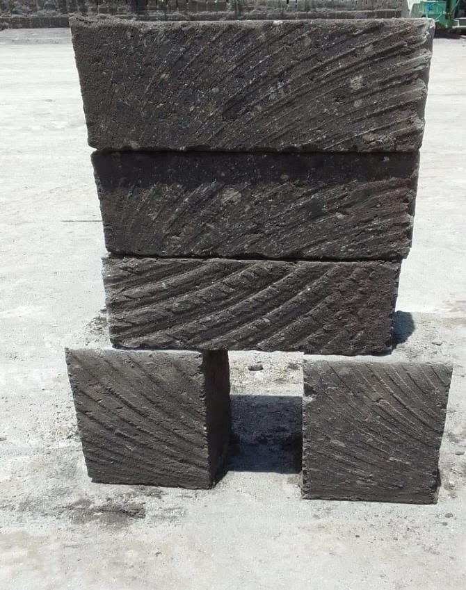 Machine cut stone
